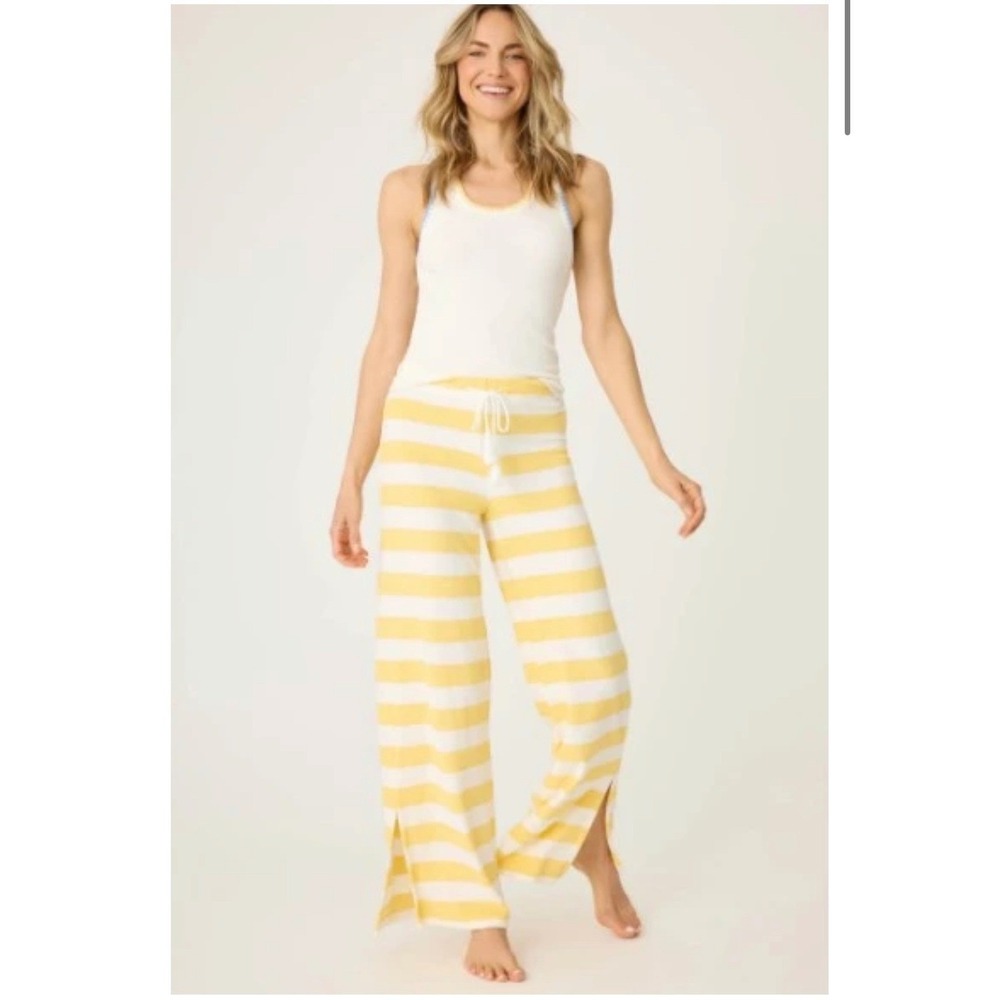 PJ Salvage Cabana Paradise Stripe 3 piece loungewear set size XL new